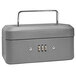 Barska CB11782 6" x 4 1/2" x 3 1/8" Extra Small Gray Steel Cash Box with Combination Lock and Handle Main Thumbnail 1