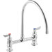 Waterloo Deck Mount Faucet with 12" Gooseneck Spout and 8" Centers Main Thumbnail 3