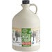 A large jug of Butternut Mountain Farm Organic Grade A Dark Pure Vermont Maple Syrup with a handle.