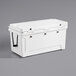CaterGator JB100WH White 3 Faucet 106 Qt. Insulated Jockey Box with 120 ft. Coils Main Thumbnail 4