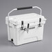 CaterGator JB20WH White 1 Faucet 21 Qt. Insulated Jockey Box with 50 ft. Coil Main Thumbnail 3