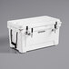 CaterGator JB65WH White 2 Faucet 68 Qt. Insulated Jockey Box with 120 ft. Coils Main Thumbnail 3