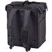 A black Cambro GoBag Delivery Backpack with straps and a handle.
