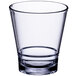 Choice 12 oz. SAN Plastic Stackable Double Rocks / Old Fashioned Glass - 24/Case Main Thumbnail 3