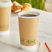 EcoChoice 16 oz. Smooth Double Wall Kraft Compostable Paper Hot Cup - 500/Case Main Thumbnail 1