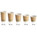 EcoChoice 16 oz. Smooth Double Wall Kraft Compostable Paper Hot Cup - 500/Case Main Thumbnail 4