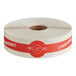 A roll of white paper with a red TamperSafe label.