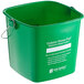 San Jamar KP196KCGN 6 Qt. Green Cleaning Kleen-Color Pail Main Thumbnail 3