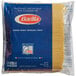 A blue package of Barilla Capelli D'Angelo pasta.