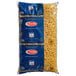 A Barilla 20 lb. bag of rotini pasta.