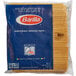 A blue package of Barilla linguine pasta on a white background.