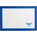 Vollrath T3605SM 16 5/8" x 11" Half Size Blue Silicone Non-Stick Baking Mat Main Thumbnail 3