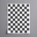 A Choice black and white checkered basket liner and sandwich wrap paper.