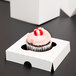 Baker's Mark Reversible Cupcake Insert for 4 1/2" x 4 1/2" Box - Standard - Holds 1 Cupcake - 200/Case Main Thumbnail 1