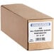 A brown box of Western Plastics 15" x 15" perforated all-purpose shrink wrap on a roll.