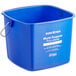 A blue Noble Products King-Pail with a handle and white text.