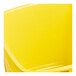 A yellow cleaning pail with quart measurement markings on the inside.