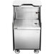 Perlick MOBS-24DSC 24" Stainless Steel Mobile Storage Cart with Drainboard Main Thumbnail 1