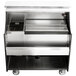 Perlick MOBS-42TS 42" Stainless Steel Mobile Bar with Ice Chest - 120V Main Thumbnail 1