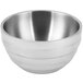 Vollrath 46587 24 oz. Stainless Steel Double Wall Round Beehive Serving Bowl Main Thumbnail 1
