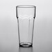 A clear Choice plastic tumbler with a curved edge.