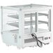 Avantco BCS-28-HC 27 1/2" White Refrigerated Square Countertop Bakery Display Case with LED Lighting Main Thumbnail 4