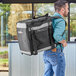 ServIt Large Square Backpack Delivery Bag - 18" x 16" x 18" Main Thumbnail 1