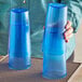 Choice 20 oz. Blue SAN Plastic Pebbled Tumbler - 12/Pack Main Thumbnail 4