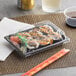 Emperor's Select 4 1/2" x 6 1/2" Medium Sushi Container with Lid - 500/Case Main Thumbnail 1