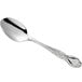 An Acopa Capulet stainless steel spoon with a handle.