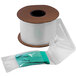 Lavex Industrial 4" x 6" 3 Mil Clear Polyethylene Auto Style Pre-Opened Bag on a Roll - 1500/Roll Main Thumbnail 1