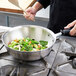 Vollrath 77792 Tribute 3 Qt. Tri-ply Stainless Steel Saucier Pan with with TriVent Black Silicone Handle Main Thumbnail 1