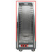 Metro C539-HFC-4 C5 3 Series Heated Holding Cabinet with Clear Door - Red Main Thumbnail 2