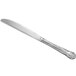 An Acopa Capulet stainless steel dinner knife with a handle.