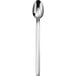 A silver Oneida Noval stainless steel iced tea spoon with a long handle.
