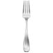 A silver Oneida Voss II salad/dessert fork with four prongs.
