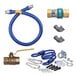 Dormont 16125KIT48 Deluxe SnapFast® 48" Gas Connector Kit with Two Elbows and Restraining Cable - 1 1/4" Diameter Main Thumbnail 1