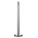 American Metalcraft SPRV1 40" Brushed Stainless Steel Free Standing Smoker Pole and Base Main Thumbnail 1