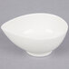 American Metalcraft PORB32 4 oz. White Egg-Shaped Porcelain Sauce Cup Main Thumbnail 2