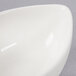 American Metalcraft PORB32 4 oz. White Egg-Shaped Porcelain Sauce Cup Main Thumbnail 4
