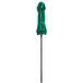 Lancaster Table & Seating 6' Forest Green Push Lift Umbrella with 1 1/2" Aluminum Pole Main Thumbnail 4