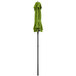 Lancaster Table & Seating 6' Moss Green Push Lift Umbrella with 1 1/2" Aluminum Pole Main Thumbnail 4