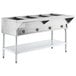 A ServIt stainless steel electric steam table with an undershelf.
