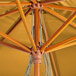 Lancaster Table & Seating 7 1/2' Yellow Pulley Lift Umbrella with 1 1/2" Hardwood Pole Main Thumbnail 5