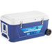 Choice Blue 84 Qt. Cooler with Wheels and Tow Handle Main Thumbnail 2