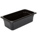 Cambro 34HP110 H-Pan™ 1/3 Size Black High Heat Plastic Food Pan - 4" Deep Main Thumbnail 3