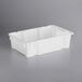 Choice White Solid Agricultural Crate - 24" x 16 1/8" x 6 11/16" Main Thumbnail 3