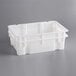 Choice White Solid Agricultural Crate - 24" x 16 1/8" x 6 11/16" Main Thumbnail 5