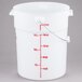 Cambro PWB22148 22 Qt. Poly Pail / Bucket With Handle Main Thumbnail 2
