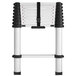 A Cosco aluminum telescoping ladder with black and white accents.